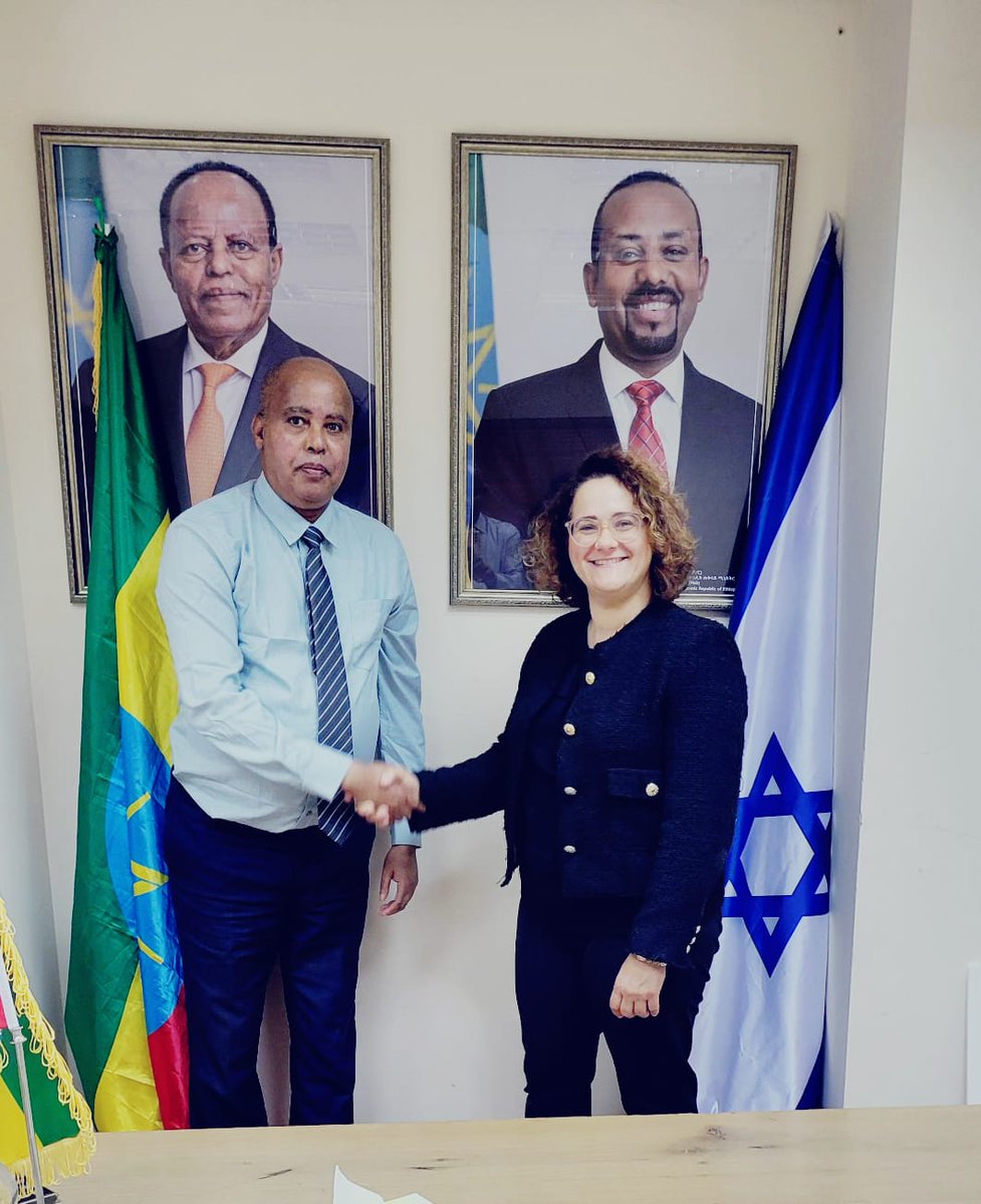 Strengthening Israel Ethiopia Relations

Today, we had a productive and engaging meeting with H.E. Tesfaye Yitayeh, Ethiopia’s Ambassador to Israel.
Our discussion focused on the continued deepening of Israel Ethiopia relations, reflections from our recent visit to Addis Ababa,