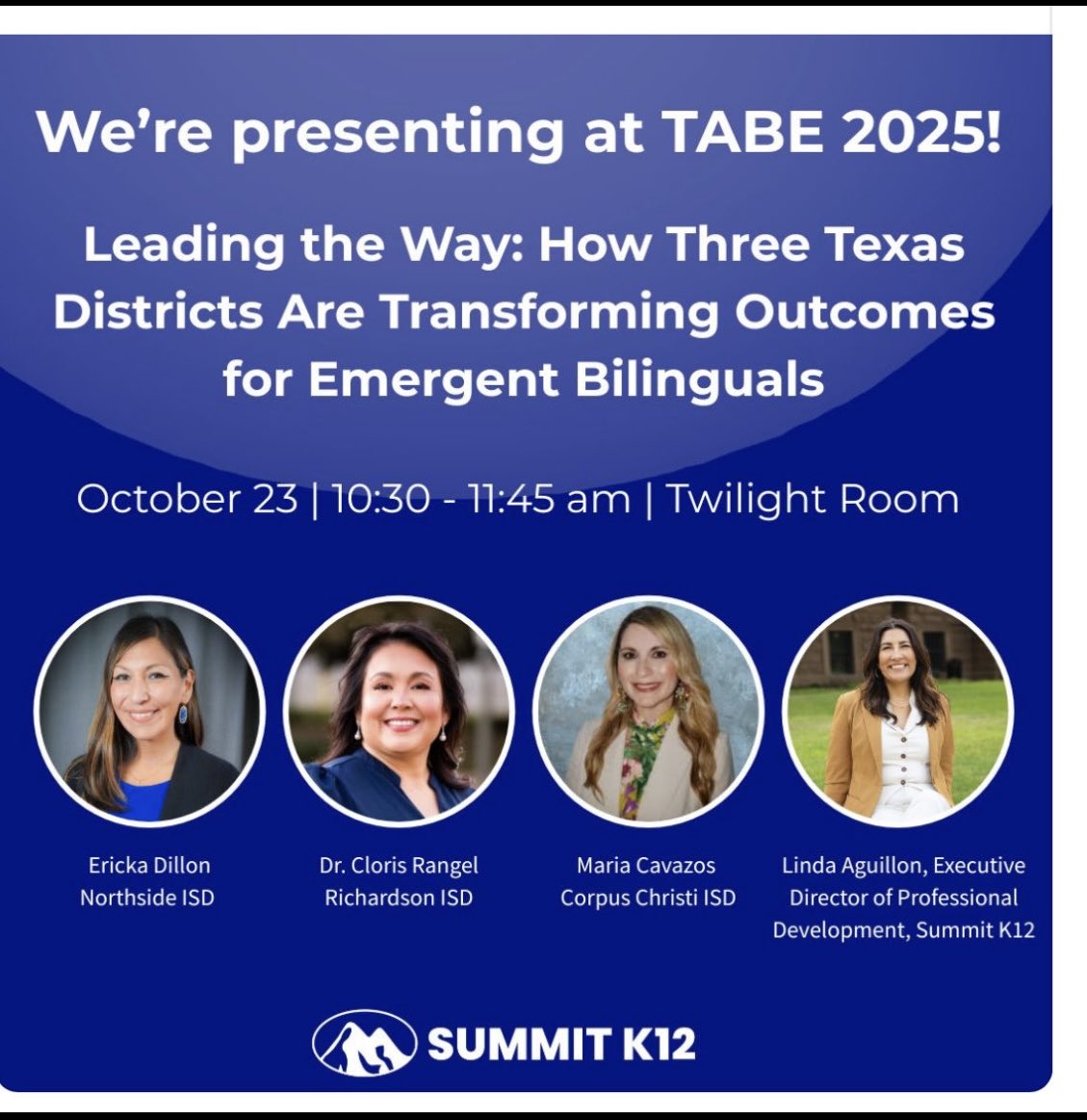 RISDMET's tweet image. RISD DL team is present and ready to learn! ⭐️ TABE 2025! #bilingualism #biliteracy #DreamBIG @clorisrangel @kristinleeper9