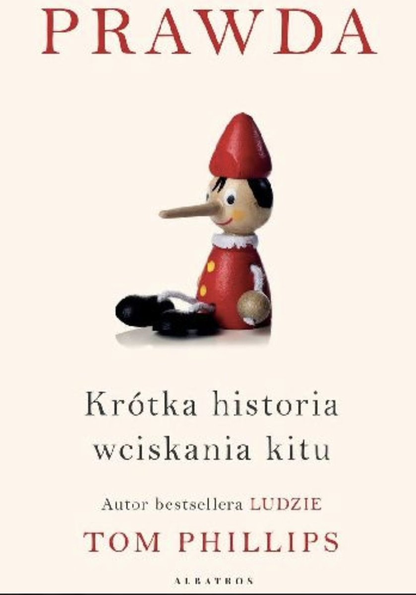 KP_Code_85's tweet image. Czy prawda ma jeszcze szansę w świecie pełnym kłamstw? 📘
„Prawda. Krótka historia wciskania kitu” – błyskotliwa, zabawna i boleśnie aktualna książka o tym, jak łatwo dajemy się nabrać.

#Prawda #TomPhillips #Czytam #Książki #FakeNews #KP_CodeReads