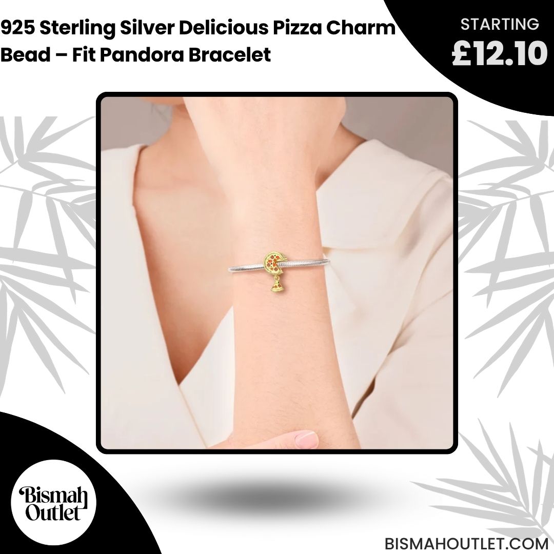 BismahOutlet's tweet image. 💎🍕 Add a slice of fun to your jewelry!

925 Sterling Silver Delicious Pizza Charm Bead — fits Pandora bracelets &amp;amp; necklaces. Perfect DIY jewelry gift for women. 💖

🛒 Shop: bismahoutlet.com/products/charm…
#BismahOutlet #SterlingSilver #PizzaCharm #PandoraStyle #DIYJewelry  #GiftForHer