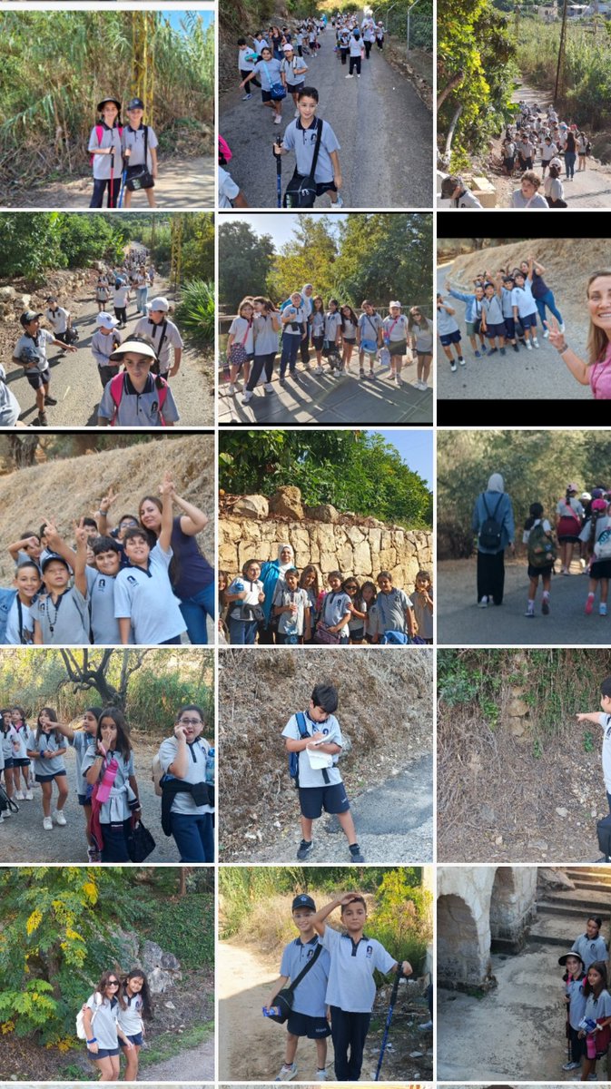 خاض المتعلّمون اليوم مغامرة لا مثيل لها ، فقد استمتعوا برياضة السّير بين أحضان الطّبيعة الخلابة، وتعلّموا المزيد عن البيئة المحيطة بهم وعن الحيوانات والنباتات التي تعيش فيها. 
#hiking
#وعي_بيئي 
<a href="/Hhhsinfo/">Houssam Hariri HS</a> <a href="/lamaarabi1/">lama arabi</a>
<a href="/TawilNoor/">Noor Taweel</a> <a href="/sashgh/">Sasha Ghosn</a>