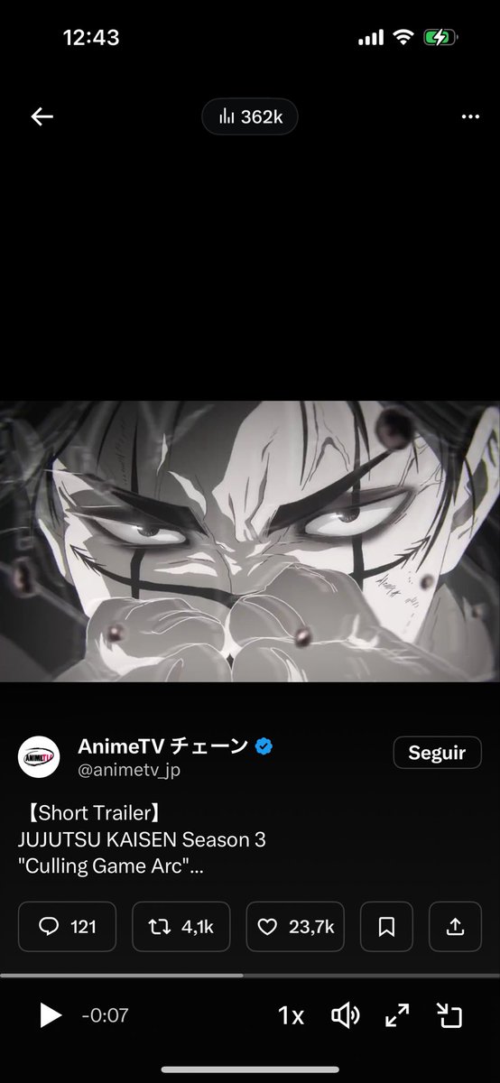 Un pantallazo suyo fue suficiente para hacerme correr