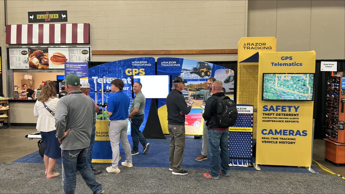 razortracking's tweet image. Come see how Razor Tracking is transforming fleet & asset management for the green industry, Day 2 @equipexposition . From real-time GPS tracking to advanced reporting & efficiency tools, we’re helping you take control of your equipment & your time.
#EquipExpo2025 #FleetTracking