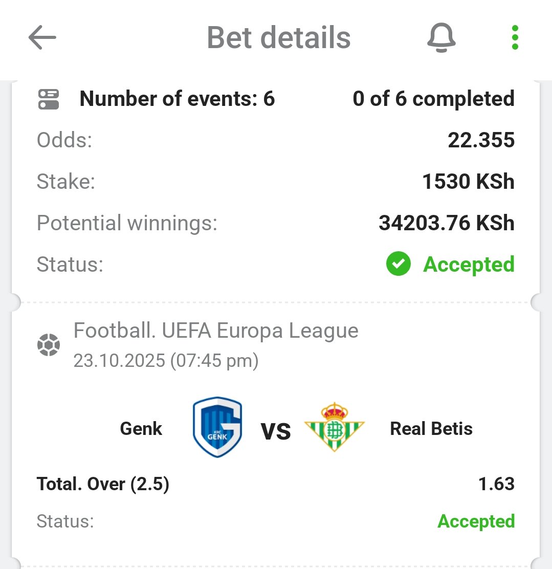 20+ Odds Strictly Over 2.5 🔥🔥🥳
🎯 D69F6
#Fansport

Let's Win together 👉🏾 cutt.ly/ze0Ot7I7
Use Promocode SPORTSBET