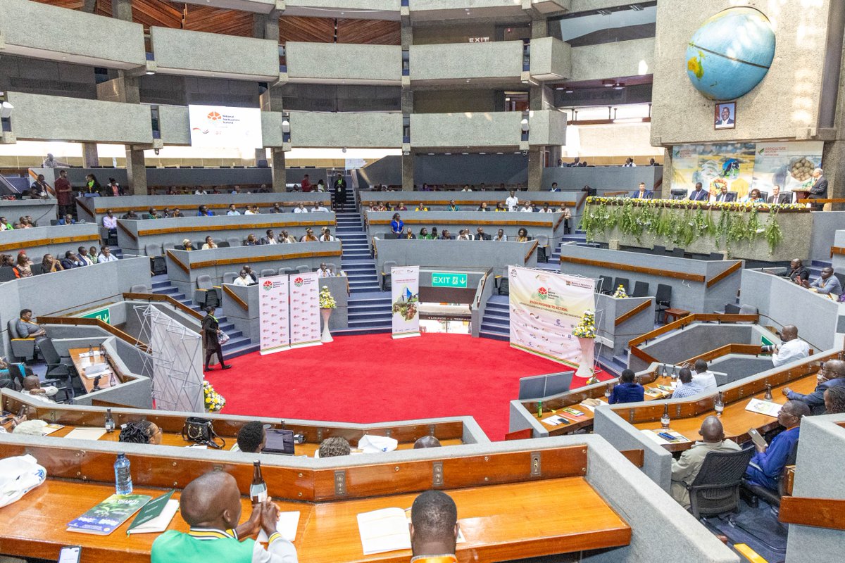 MusaliaMudavadi's tweet photo. The 5th Annual National Agribusiness Summit stands as a powerful platform to reposition agriculture as a competitive, profitable, and technology-driven enterprise that fuels Kenya’s economic transformation.

Through bold and deliberate policy commitments under the Government of Kenya’s Agricultural Sector Transformation and Growth Strategy (ASTGS) and Bottom-Up Economic Transformation Agenda (BETA), we are strengthening entire value chains, enhancing market efficiency, and modernizing rural infrastructure to unlock the full potential of the sector.

These frameworks are harmonizing county and national interventions, reducing duplication, curbing exploitation, stabilizing markets, and delivering tangible results for farmers and agripreneurs.

A critical pillar of this transformation is value addition and agro-processing. By investing in cottage industries, cold storage facilities, and agro-industrial parks, we are increasing farm incomes, creating quality jobs, and stimulating local economies.

This year’s summit brought together leaders from government, the private sector, academia, and development partners, united by a shared mission to transform agriculture into a vibrant engine of enterprise, innovation, and prosperity. Guided by the theme “From Promise to Action: Advancing Agribusiness through Dialogue and Innovation,” the conversations and commitments forged here affirm one truth, the future of agriculture lies in innovation, data, and technology.