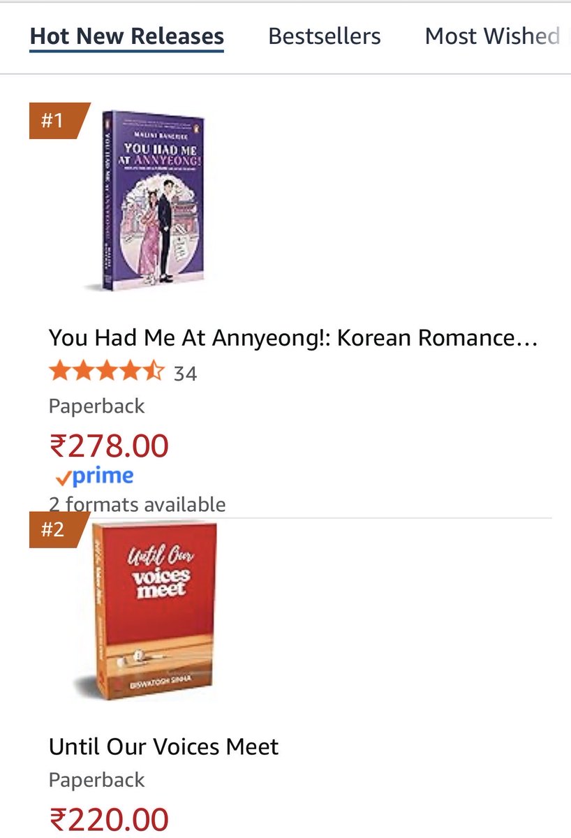 biswatosh's tweet image. Nice to see Until Our Voices Meet at No. 2 on Amazon’s Bestseller and Hot New Release charts during pre-order. Grateful for all the love and support! 

#UntilOurVoicesMeet #BiswatoshSinha #DebutNovel #RomanceReaders #BookLovers #AmazonBestseller