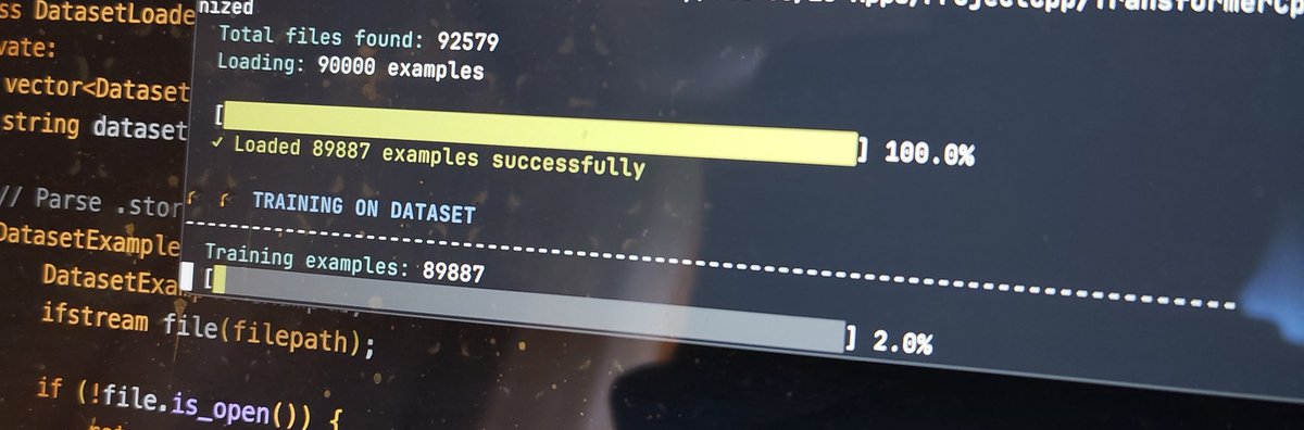 SamayCodes's tweet image. ML using C++ being a newbie (AI Domain) is.... Fun.