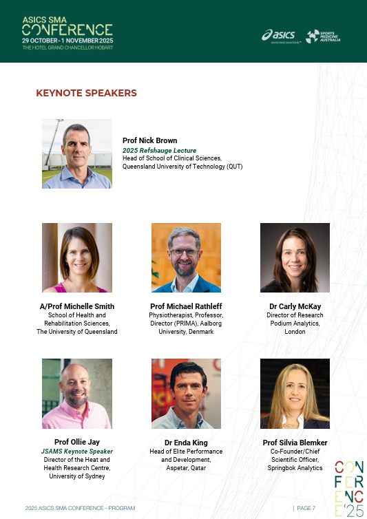 SpringbokTech's tweet image. 𝗗𝗼𝗻'𝘁 𝗺𝗶𝘀𝘀 𝘂𝘀 𝗮𝘁 𝗦𝗠𝗔 𝟮𝟬𝟮𝟱!
Sports Medicine Australia kicks off next week, October 29–November 1, in Hobart. The event features world-renowned speakers, including Springbok Co-Founder and CSO Dr. Silvia Blemker, who will present on 𝗣𝗲𝗿𝘀𝗼𝗻𝗮𝗹𝗶𝘀𝗲𝗱…