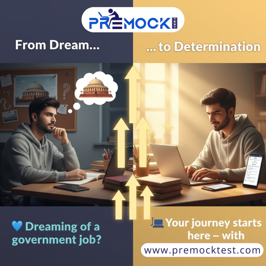PremockT90018's tweet image. Dreaming of a government job? Your journey starts here!
#Premocktest #OnlineMockTest #StudySmart #LearnPracticeSucceed #GovtMockTest #CompetitiveMockTest #SSCMockTest #UPSCMockTest #BankingMockTest #RailwayMockTest #PSCMockTest #IASMockTest #PremiumMockTest #ExamPreparation