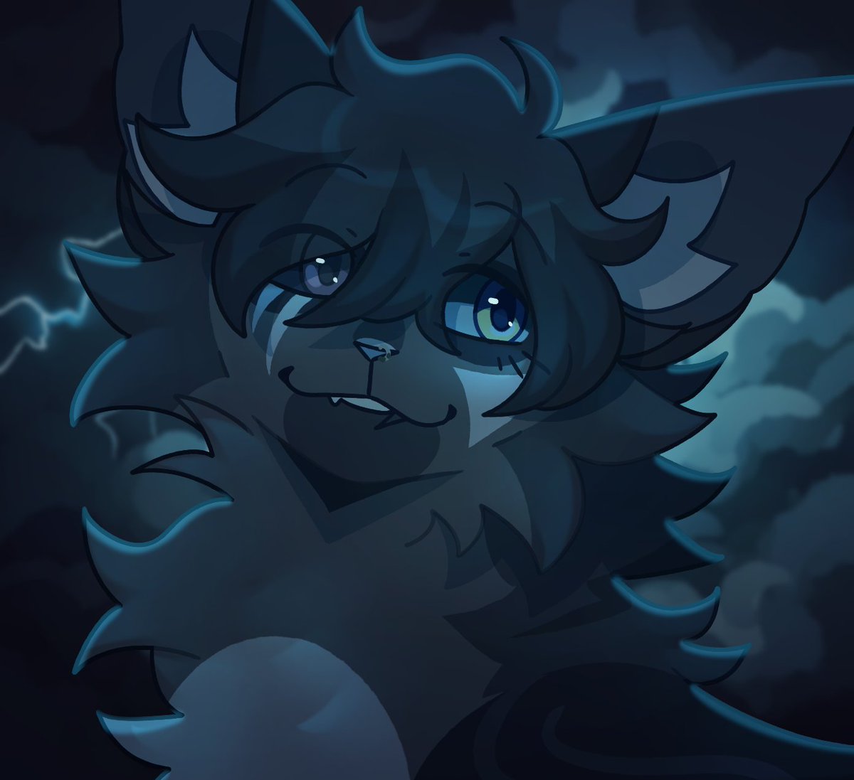 A really cool stormy Icon I made ⛈️🥹