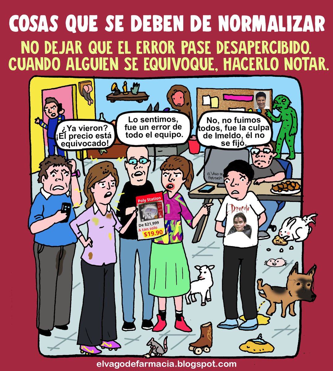 vagodefarmacia's tweet image. Nada de que fue un error de todos, hay que señalar al culpable. #FelizJueves #normalizar #error #culpable