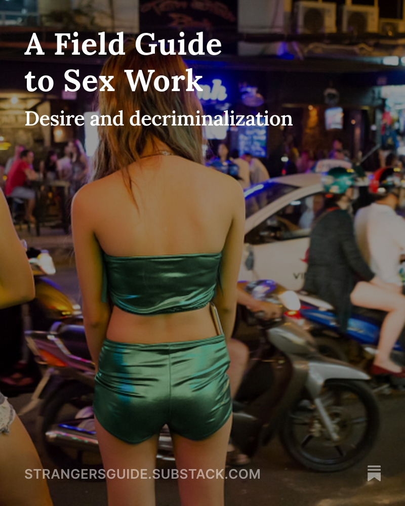 StrangersGuide's tweet image. From adult films to OnlyFans, sex work is prolific around the world. This week's Field Guide looks at the power and struggles of sex workers from Vietnam to Iran to the Netherlands. Check it out on our Substack here: open.substack.com/pub/strangersg…