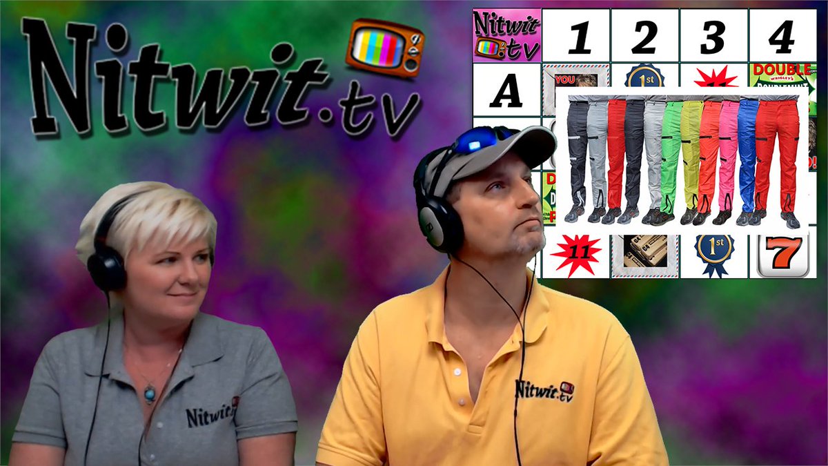 NitwitTV's tweet image. Parachute pants and too many zippers...

Join us LIVE tonight at 9-ish ET for a special 80's Edition of Nit-Twisted Battleship music trivia!

Nitwit.tv/live #NitwitTV