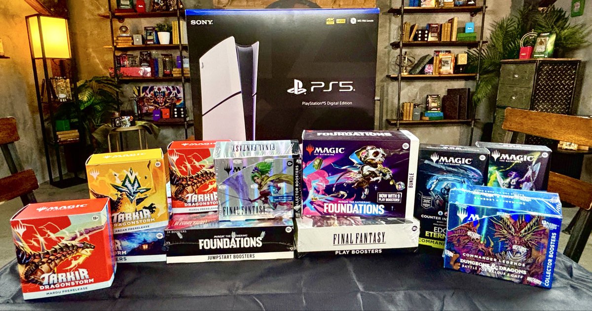 commandcast's tweet image. Don&apos;t miss your chance to WIN FREE STUFF on @Whatnot today.

Our stream starts @ 2pm PST and we&apos;re giving away over $4K worth of prizes! That&apos;s everything in the pic and more!

Plus, you get $15 FREE just for signing up: whatnot.com/invite/command

And be sure to stay tuned after…