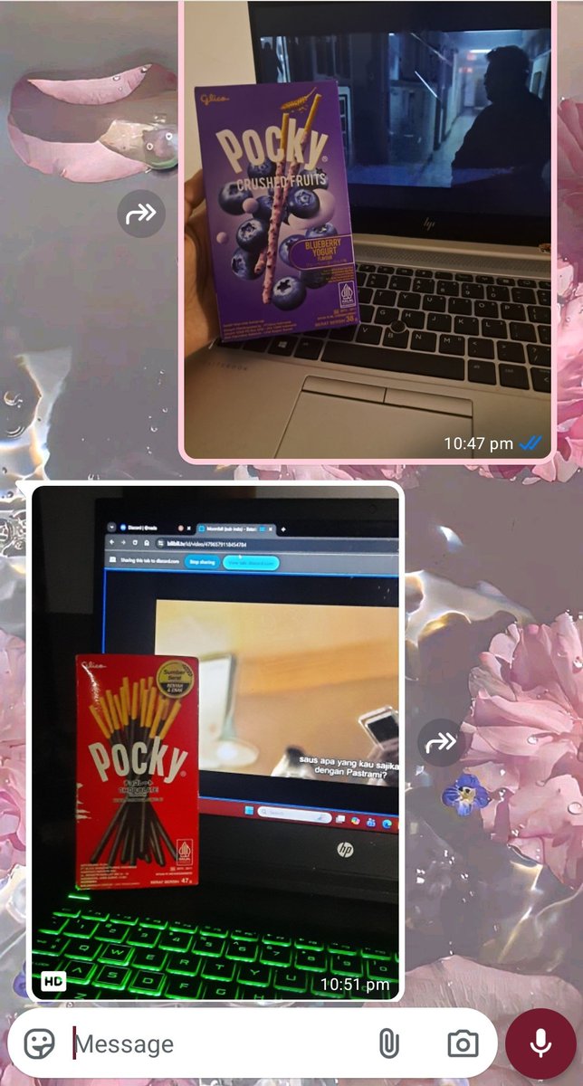 tinkexs's tweet photo. mocky (movie+pocky) date w/ @swampcola 😻💗 https://t.co/jGN5WiRLTm
