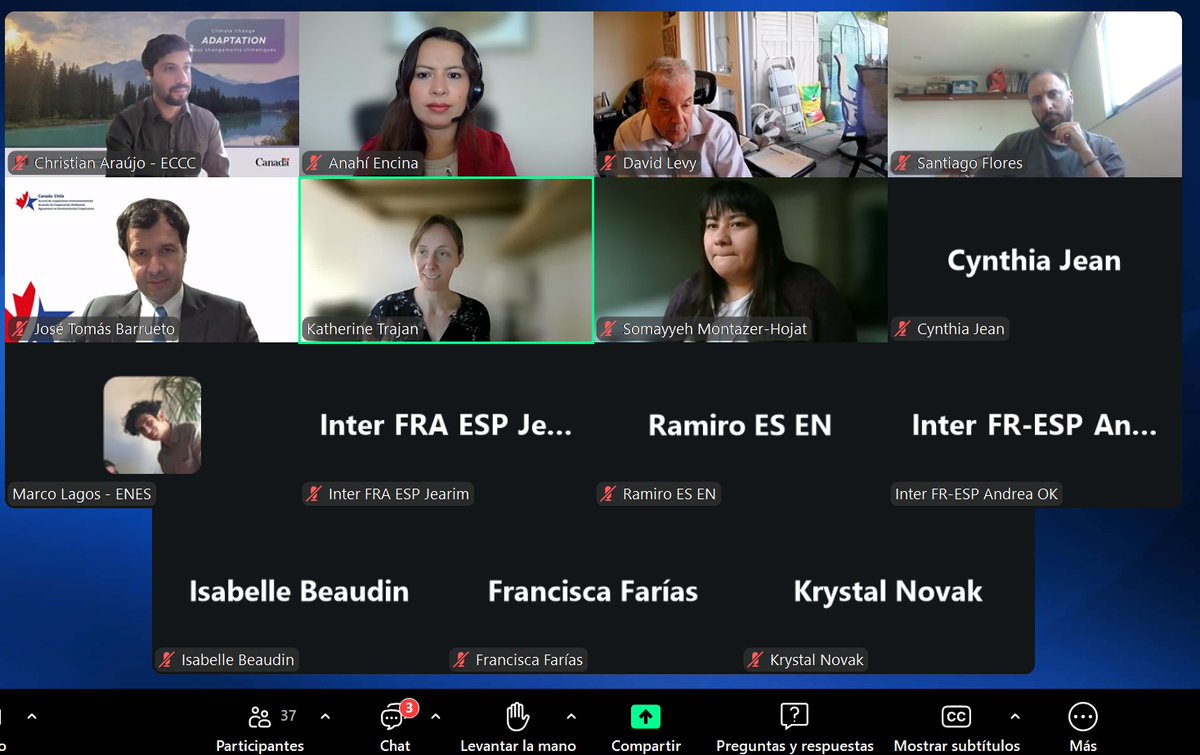 Adapta_Clima's tweet image. 🌊 Las comunidades costeras son clave frente a la crisis climática.
Fuimos parte de la 23ª Sesión Anual de la Comisión de Cooperación Ambiental Canadá–Chile, donde #AdaptaClima compartió su experiencia sobre ciudades costeras resilientes y soluciones lideradas por la comunidad.🤝