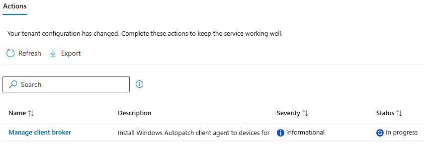 acjuelich's tweet image. Those using Autopatch, ensure you are checking &apos;Tenant management&apos; for it under Tenant administration.  You may need to enable the Client Broker. #MSIntune