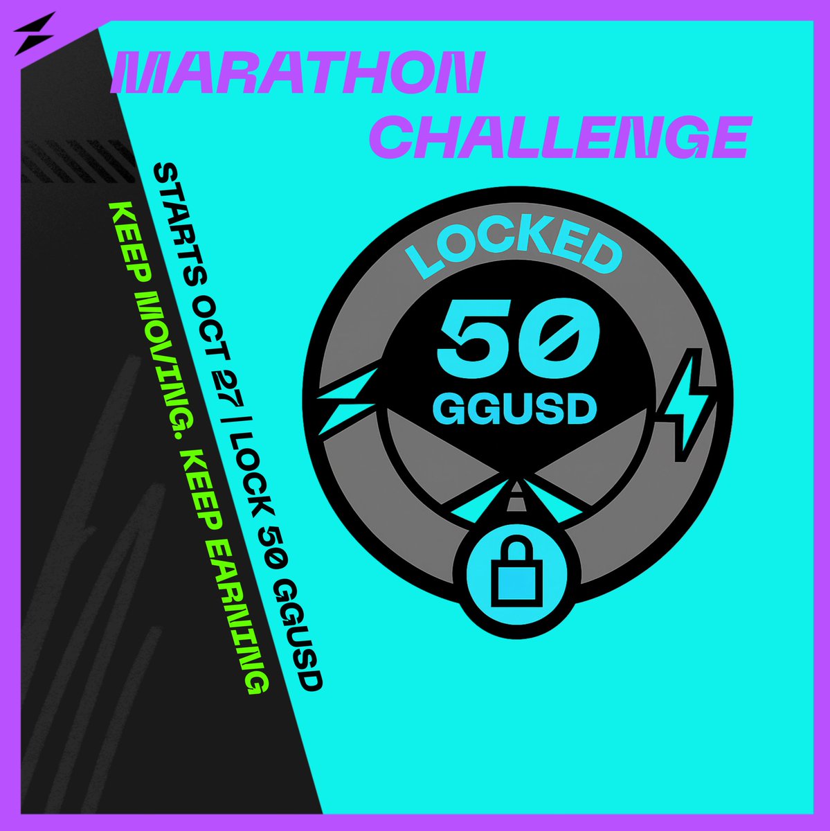 BugxGamer's tweet image. 🚨 NEW CHALLENGE ALERT!
The STEPN &amp;amp; STEPN GO Marathon Challenge is here! 👟

Lock your fee, move every day, and earn GGUSD from those who don’t complete the challenge! ⚡️

🧵 Here’s everything you need to know 👇
#STEPN #STEPNGO #MoveToEarn 
#FSL