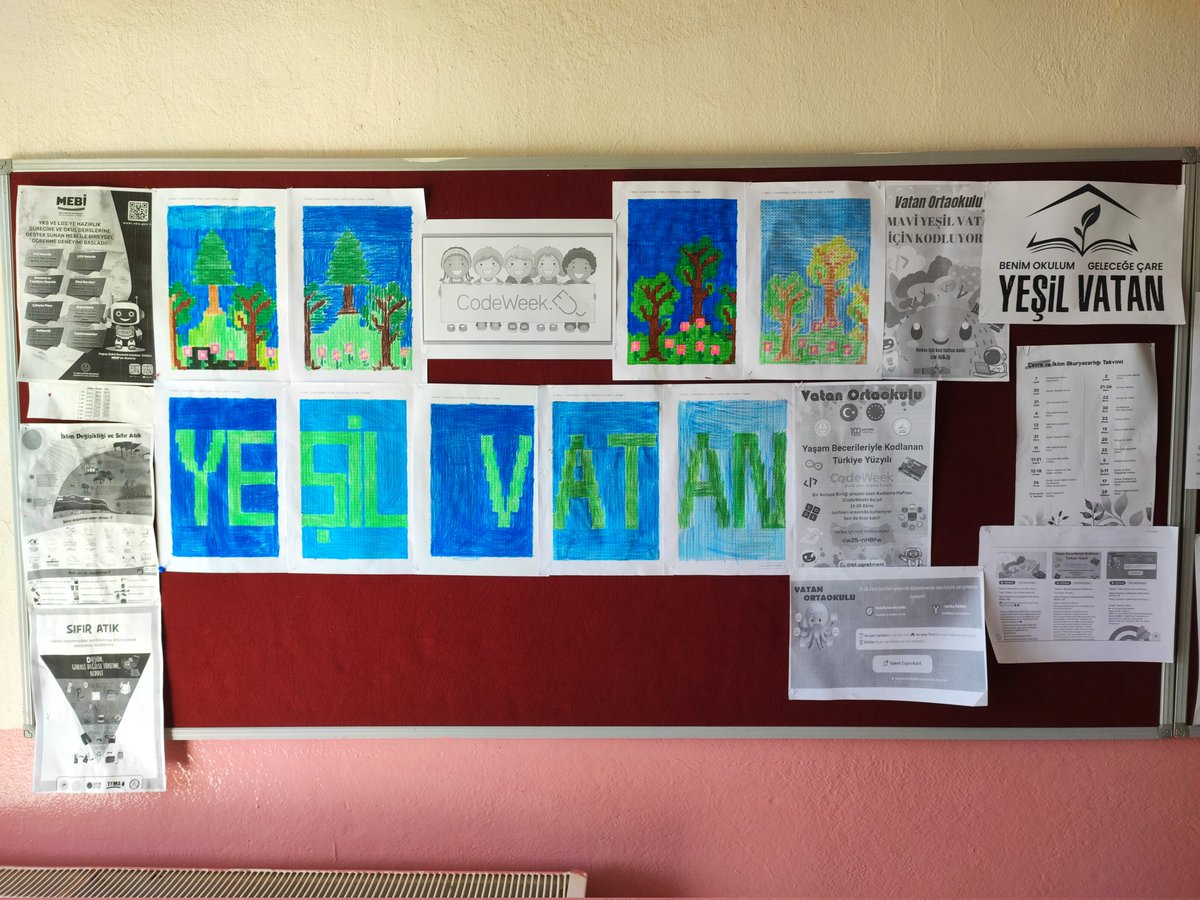 vatan_omerli's tweet image. 💻 #CodeWeek kapsamında öğrencilerimizle bilgisayarsız kodlama boyama etkinliği ve Roby Cody robotik kart oyunu gerçekleştirdik. 🤖🎨
Eğlenerek öğrenen öğrencilerimiz algoritmik düşünme ve problem çözme becerilerini geliştirdi! 💫
#Kodlama #Bilişim #CodeWeekTürkiye