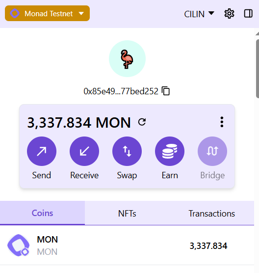 Drop your wallet here  

3337 MON will be given away 

have you experienced full Monad ecosystem?

check wallet when i like your comment