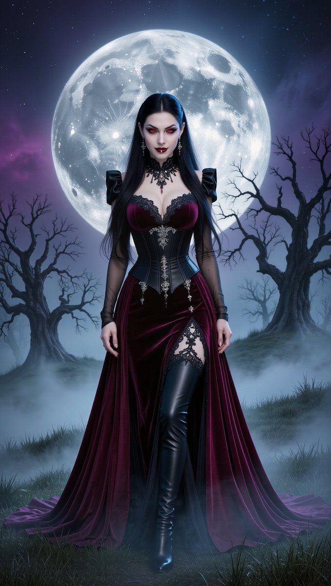 Farmz4Rachel's tweet photo. I love poetry too 🖤🩸❣️

The harvest moon hangs pale and thin. A perfect, cool, October night.
The mortals sleep, the hunt begins,
To taste the crimson, pure delight.
#gothic #octobergirls #vampiredoll https://t.co/jlfehV8BdC