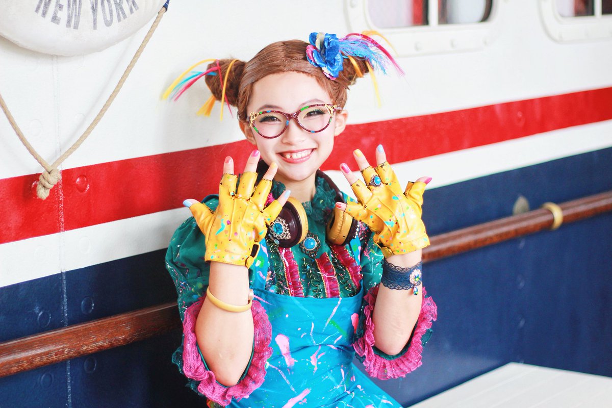 ネイル見て〜！可愛いでしょ🩷
#Dハロ仮装2025 #Dハロ仮装