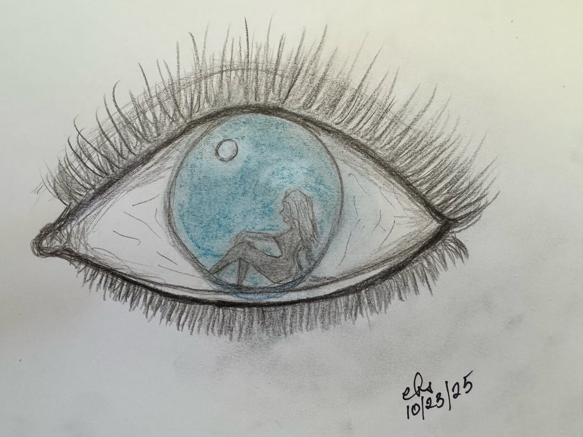pnai113's tweet image. First time drawing an eye … please be kind! 🤣😂
#scribbles