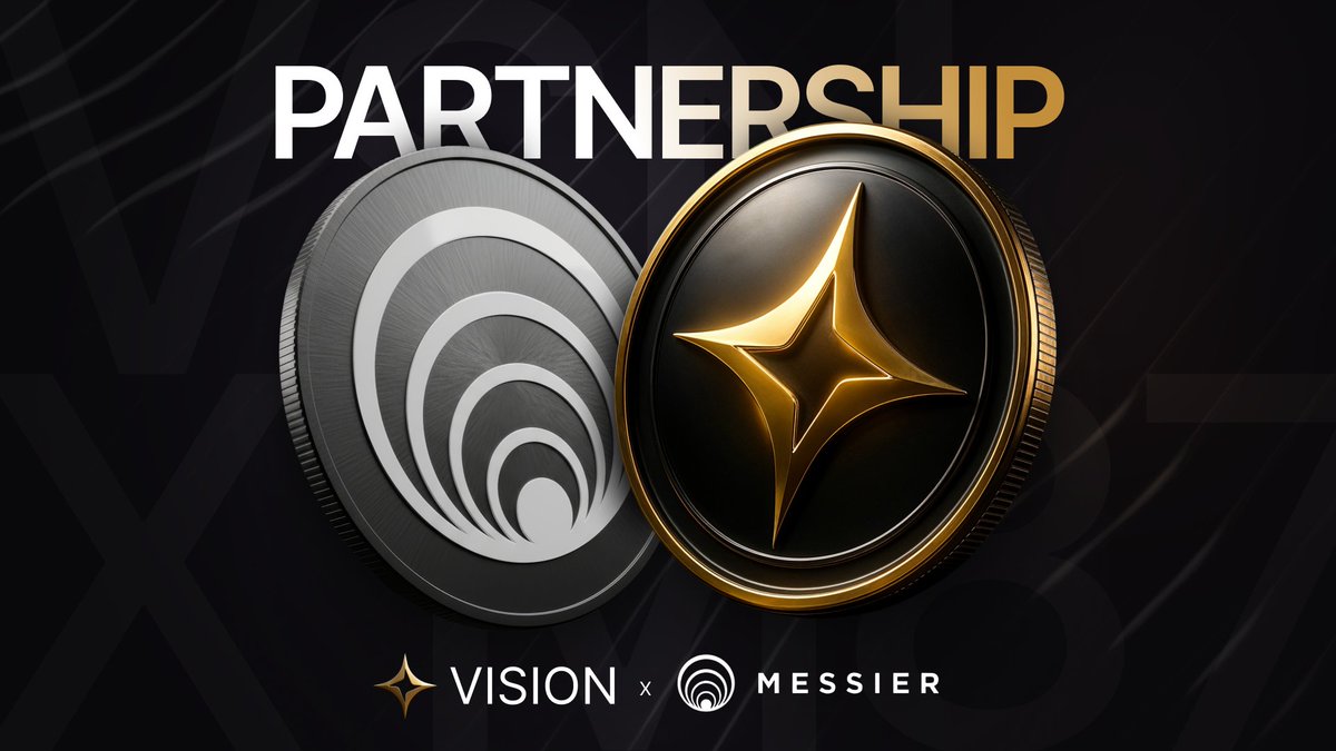 We’re excited to officially announce our partnership with <a href="/MessierM87/">M E S S I E R | M87</a> as a liquidity provider on their P2P Exchange! 

You can now trade $VSN with zero slippage and no buy/sell taxes directly on:

p2p.messier.app/pools/VSN_USDT…

Another major step forward for <a href="/PoweredByVision/">Vision</a>  building