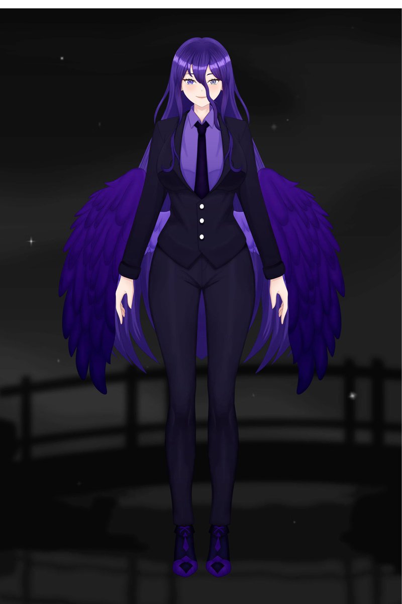 Hi! I’m indigo!

A crow VTuber!