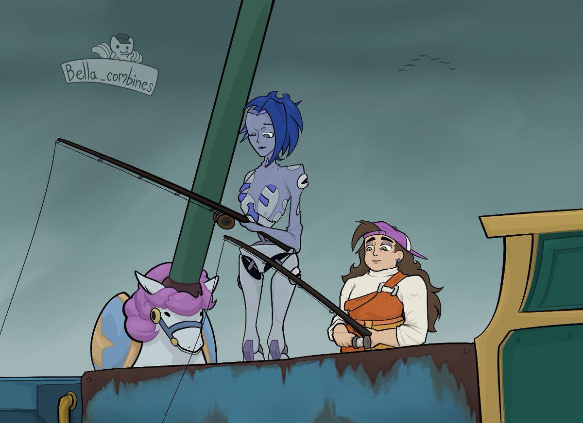 Going on a fishing trip this time
.
#KnightsOfGuinevere #kog