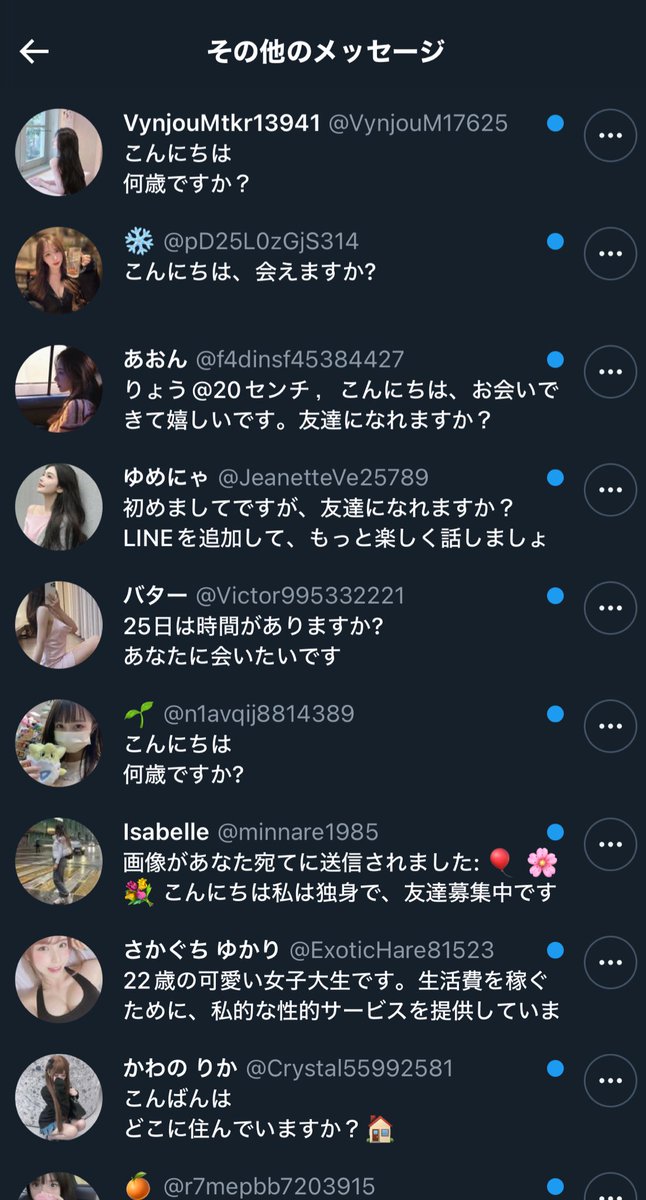ryo_big_P2's tweet photo. マジの悩みなんだけど、スパムDMの対策ってなんかある？
まともなDMが来てても返事できない https://t.co/rDJKlhvUSc