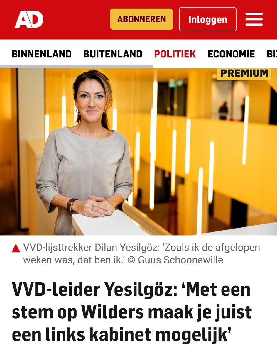 Dat is natuulijk onzin. Dat linkse kabinet kan er alleen komen als jij er met de VVD aan deel gaat nemen, Dilan.