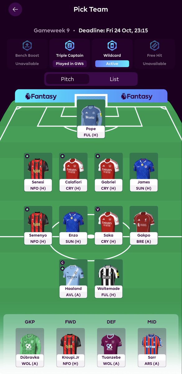 sandesh_lmc8's tweet photo. @FPL_TomHadley what do you think ,any suggestions? https://t.co/6qFsmSacWz