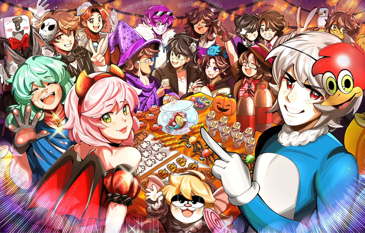 MeyHuu_'s tweet image. a arte mais longa que já fiz na vida 🤍💥🎃