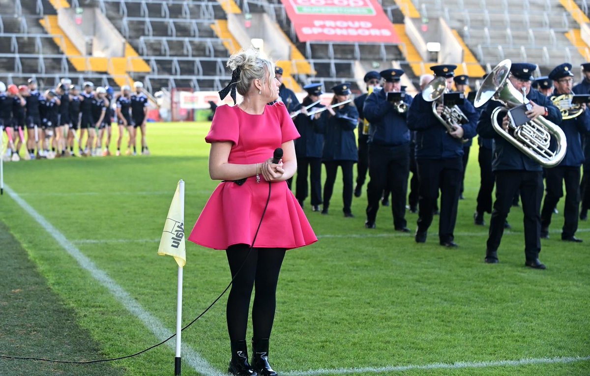What a moment it was performing the National Anthem at the #Cork County Hurling Final, joined by the wonderful Lottie O’Driscoll Murray — Ireland’s representative for the Junior #Eurovision in Tbilisi, Georgia this December! 🌍🎶

Thank you to Eddie O’Hare for these great shots.