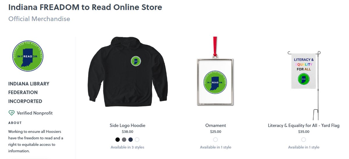 The #INFREADOM logo has a new look—and so does our Bonfire merch store! 

Get your hands on some of the new merch we recently added to the storefront. A portion of every purchase helps our cause: bit.ly/BonfireINFREAD… #JoinTheMovement