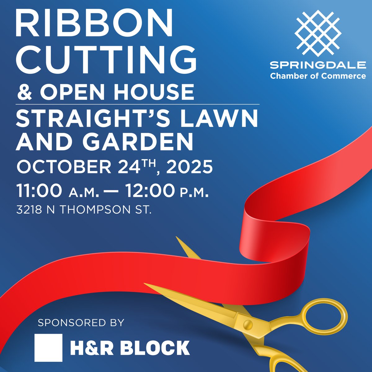 SpringdaleCofC's tweet image. 🎉 Straight’s Lawn and Garden Celebrates New Ownership! 🎉
Join us as we celebrate the new ownership of Straight’s Lawn and Garden with Open House!
📍 3218 North Thompson St., Springdale, AR
🗓 Friday, October 24
⏰ Ribbon Cutting at 11:00 a.m. | Open House 11:00 a.m. – 2:00 p.m.