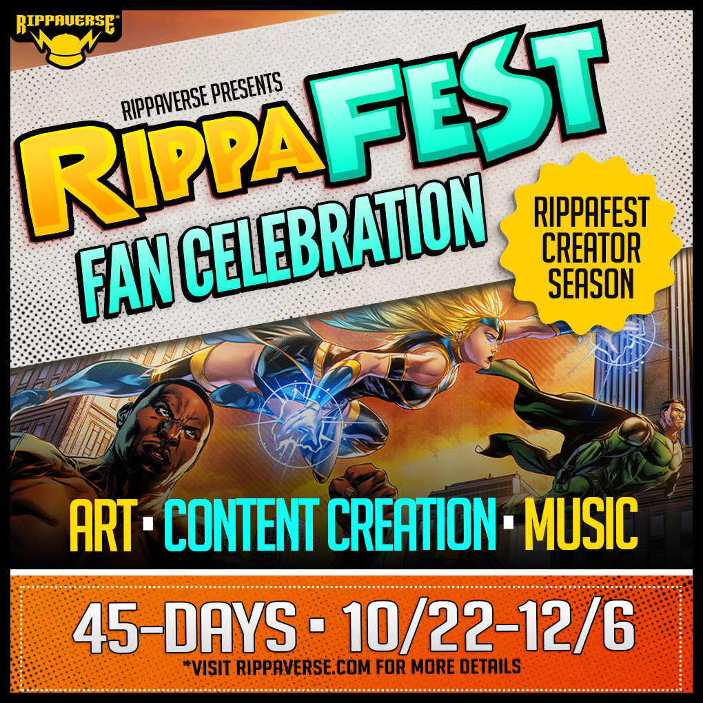 Join us for RippaFest Creator Season! 

Visit RippaFest.com for more information on how to join the event!