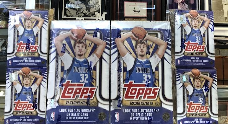 🎆🎇🏀New Product Alert🎆🎇🏀 The day we've all been waiting for has arrived. 2025/26 Topps Basketball is here and is on sale TODAY!!! We have Hobby boxes and Blasters for you to rip. Come get yours today while supplies last! <a href="/topps/">Topps</a>