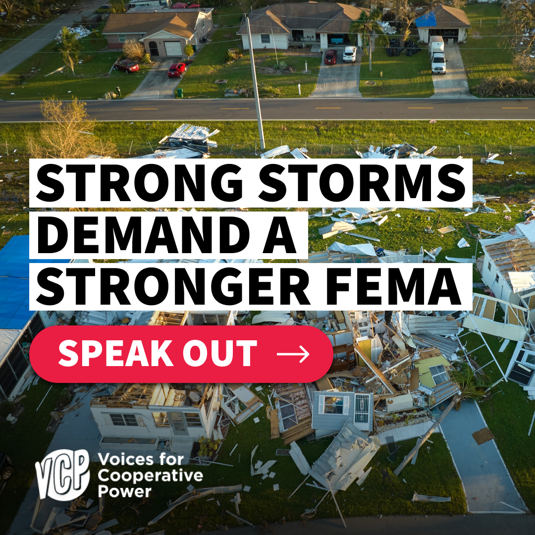 voices4coops's tweet image. After devastating disasters, communities rely on co-ops and FEMA to rebuild. Tell Congress: Strengthen FEMA so every community can recover faster and safer. Speak out now: bit.ly/4gtw9f9