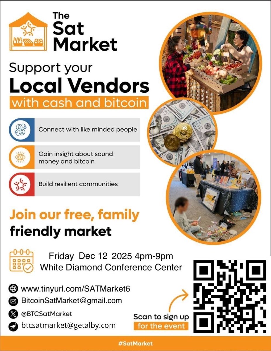 Experience the future- where sats are the standard! 
If you’re new to bitcoin or a hardened hodl’r you will fit right in!