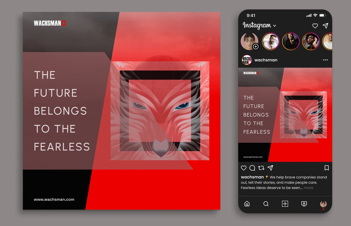 veldesiign's tweet image. A wolf moves through fog, calm, aware, fearless.
That’s how I see Wachsman.
They help brave companies find clarity in uncertainty and tell stories that make the world take notice.
Inspired by “The Future Belongs to the Fearless.”
#Wachsman #DesignStorytelling #VisualDesign