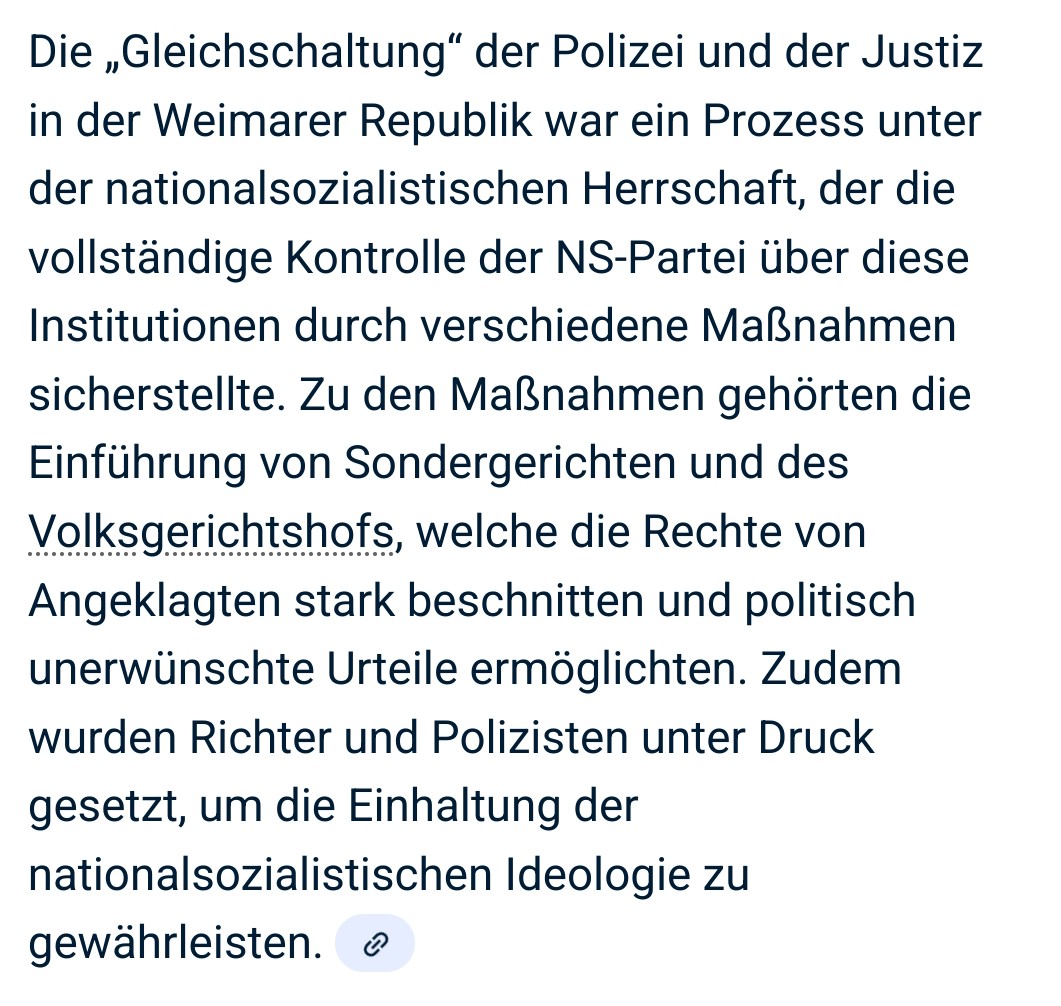 <a href="/jreichelt/">Julian Reichelt</a> NSDAP-Parolen sind strafbar. Und wenn "wir" uns einig sind, dass "wir" diese Zeit und diese Sprache nie wieder dulden wollen- wieso bläst Du dann zur Hetzjagd auf Richter und Polizei, statt den Tweet dieses Herrn Professors zu verurteilen? 
Hatten wir schon einmal.