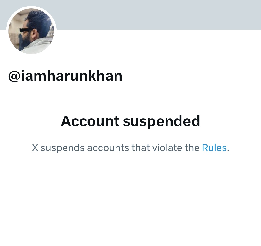 Is there no freedom of speech on X anymore?

Will our accounts now be suspended just because we raise our voice for our community and for the oppressed people?

Dear <a href="/X/">X</a>, <a href="/XCorpIndia/">X India</a>, <a href="/elonmusk/">Elon Musk</a>  <a href="/XDevelopers/">Developers</a>, <a href="/Support/">Support</a> Please restore <a href="/iamharunkhan/">هارون خان</a> 's account.
#RestoreHarunKhan