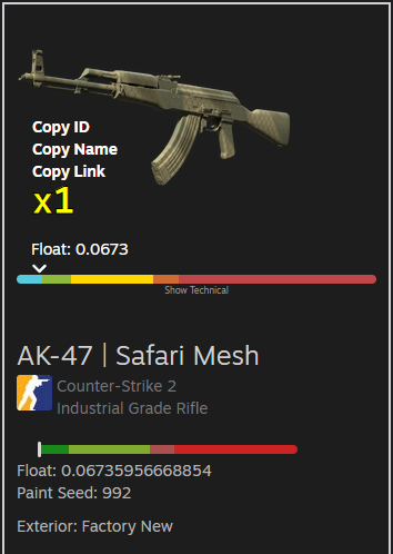 QuickFlow_CS's tweet image. Also just made this with the same float capped skins