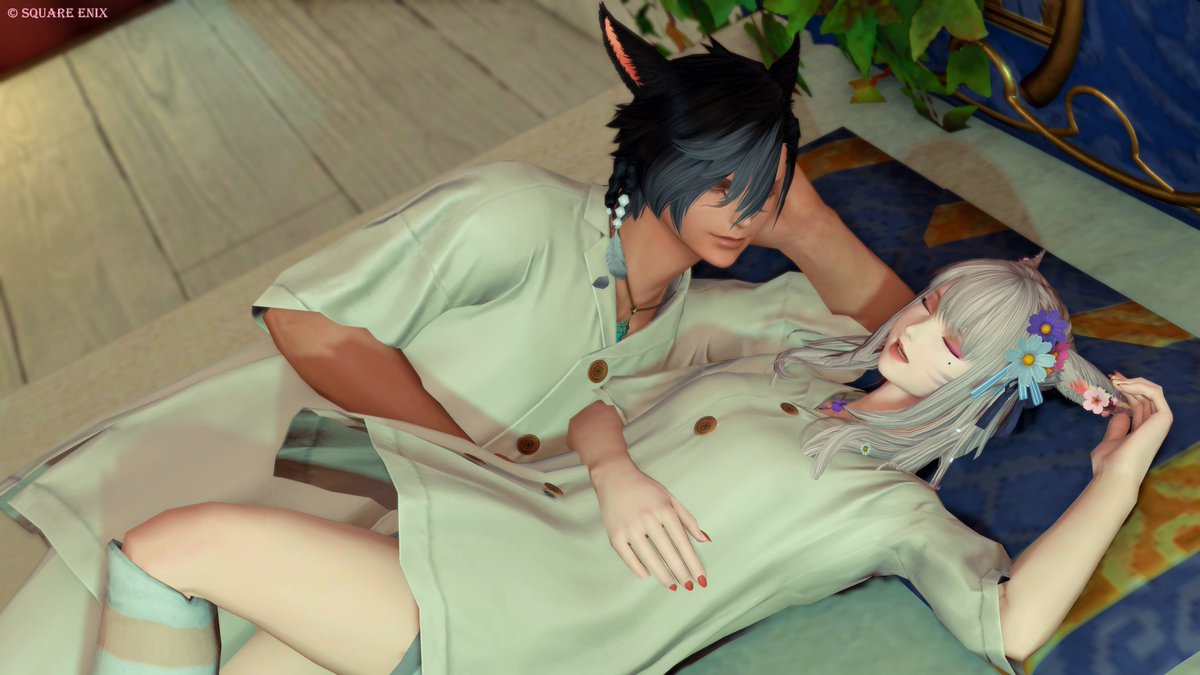 いい夢見てね⭐おやすみなさい🌙
#FF14 #おやミコ #ミコッテ