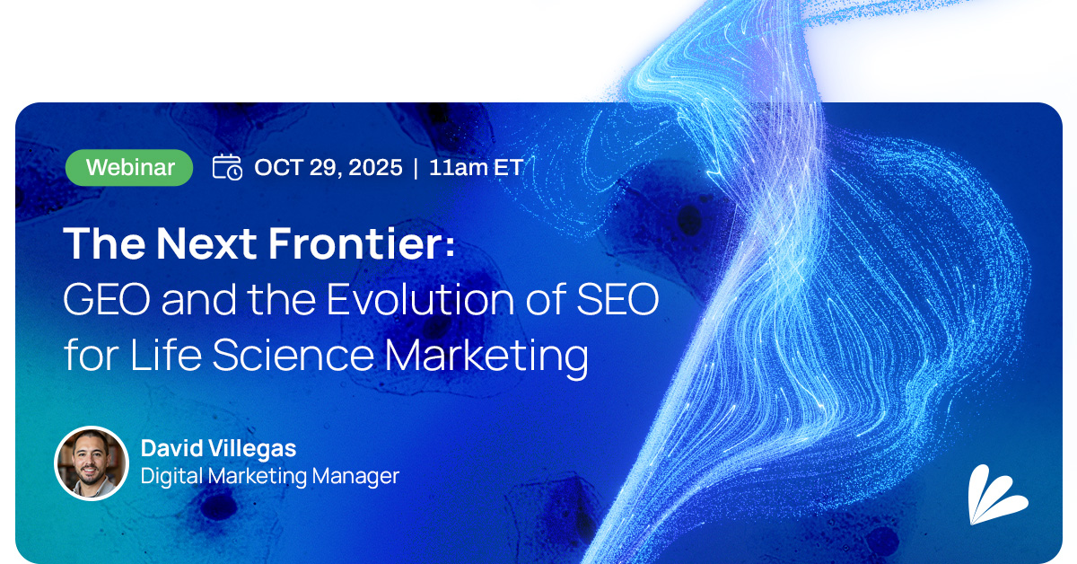 sambasci's tweet image. 📢 Free webinar alert for #biotech and #pharma marketers:
"The Next Frontier: GEO and the Evolution of SEO for Life Science Marketing"
Oct 29 | Learn practical GEO strategies | See real campaign results | Stay ahead of AI-driven search changes
Register: hubs.li/Q03MMQ-S0