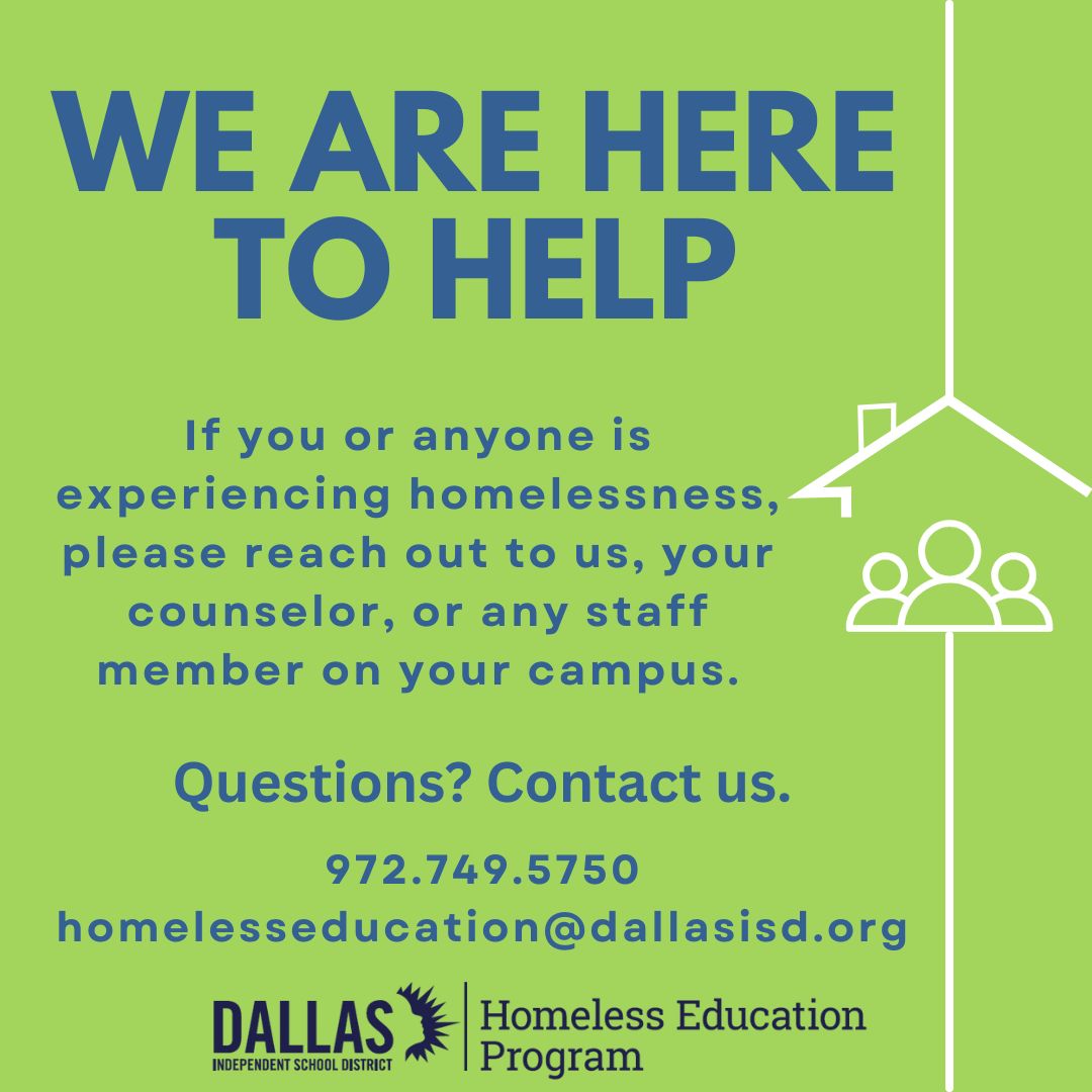 Dallas ISD Homeless Education Program tweet media
