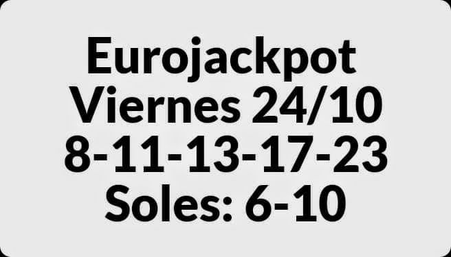 Arrayago's tweet image. #Pronóstico #Lotería #EuroJackpot #España #SPAIN #LoteriaEuroJackpot #PrediccionesLoteria #SorteoEuroJackpot #JuegaYGana #Apuestas  #NumerosEuroJackpot