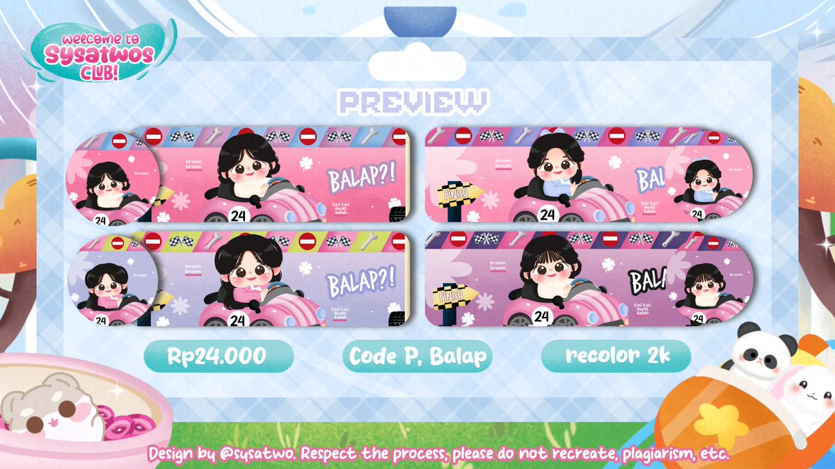 sysatwos's tweet image. 𝘺𝘰𝘶𝘳 𝘳𝘦𝘱𝘰𝘴𝘵 𝘸𝘰𝘶𝘭𝘥 𝘮𝘦𝘢𝘯 𝘵𝘩𝘦 𝘸𝘰𝘳𝘭𝘥 🤍

yukkk jajan layout rs aku! harga sudah terteraa, kuyyy borongg leot imup enihh 💟

☎️ ORDER MELALUI WA
🫆 WAJIB BACA ALT SEBELUM ORDER!

#zonauang